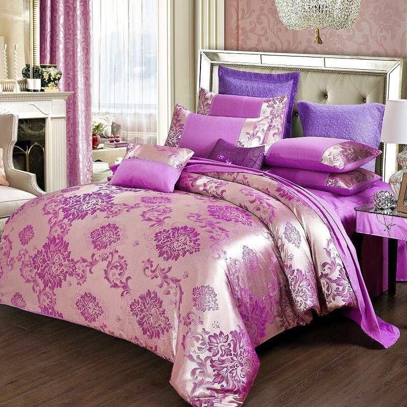 Four - piece modal jacquard set - AmiraMart