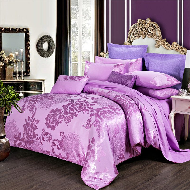 Four - piece modal jacquard set - AmiraMart