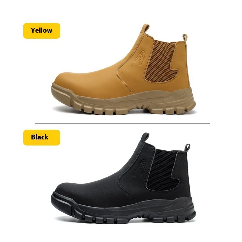 Four Seasons Steel Toe Cap Waterproof Work Shoes - AmiraMart