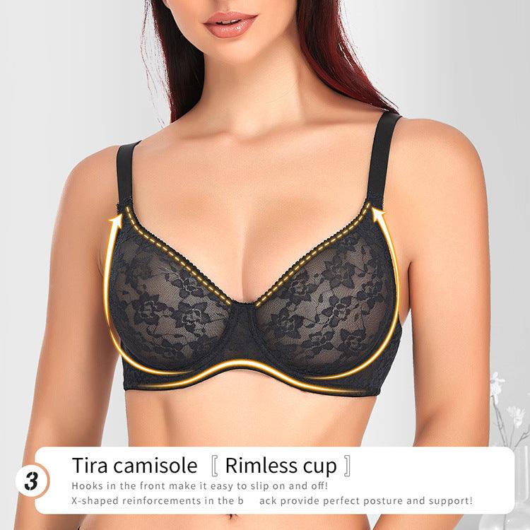 French Gather Large Bra Girl - AmiraMart