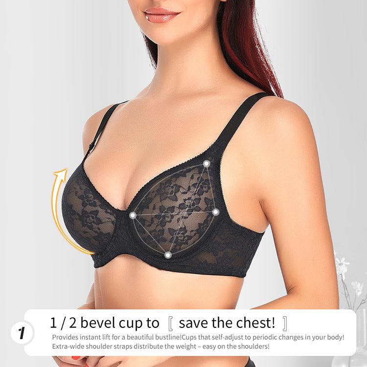 French Gather Large Bra Girl - AmiraMart