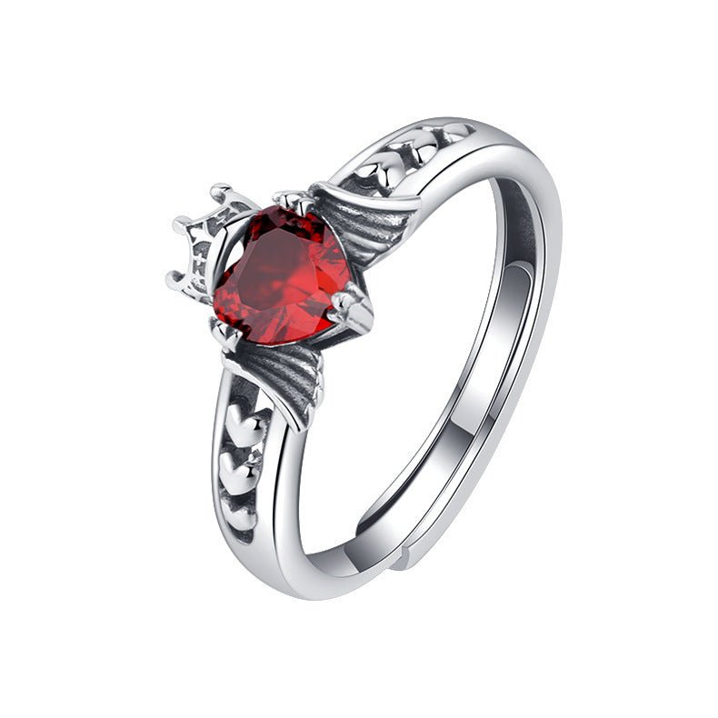 French Personality Love Crown Ring - AmiraMart