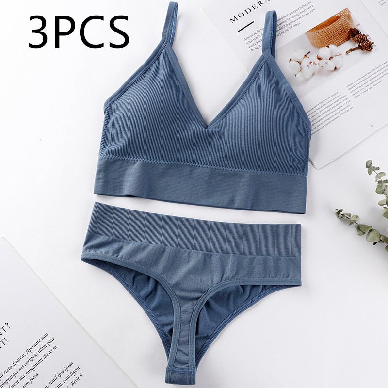 French Style Bra & Panty Set - AmiraMart