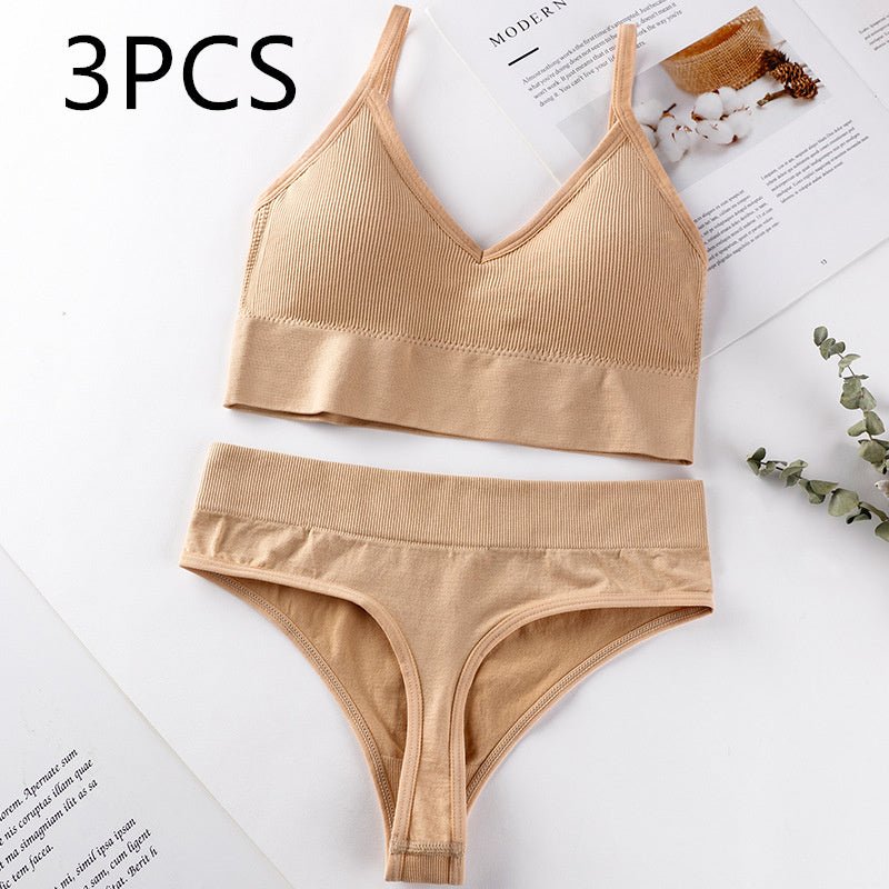 French Style Bra & Panty Set - AmiraMart