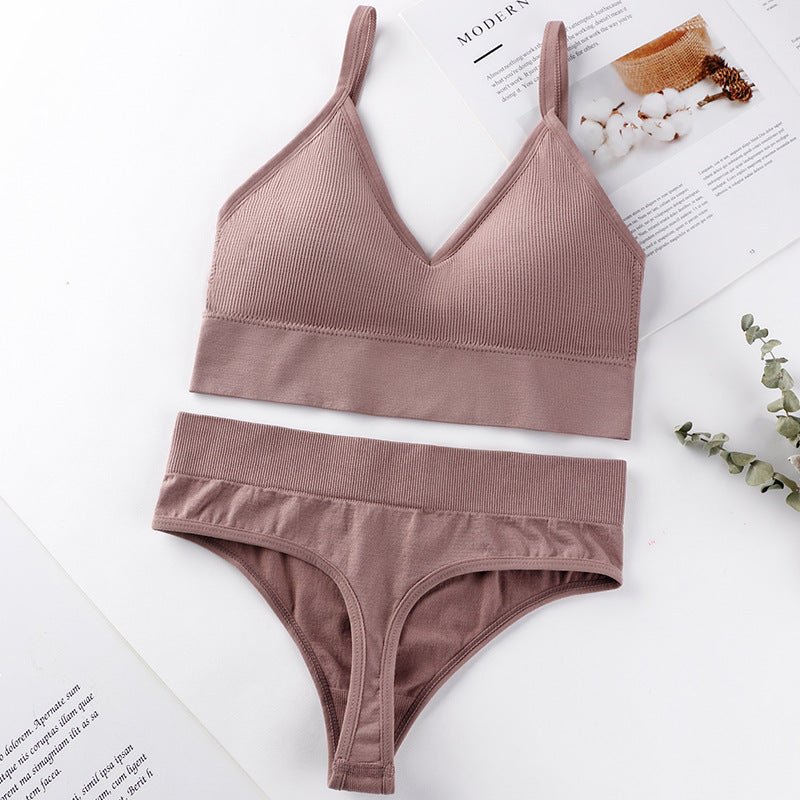 French Style Bra & Panty Set - AmiraMart
