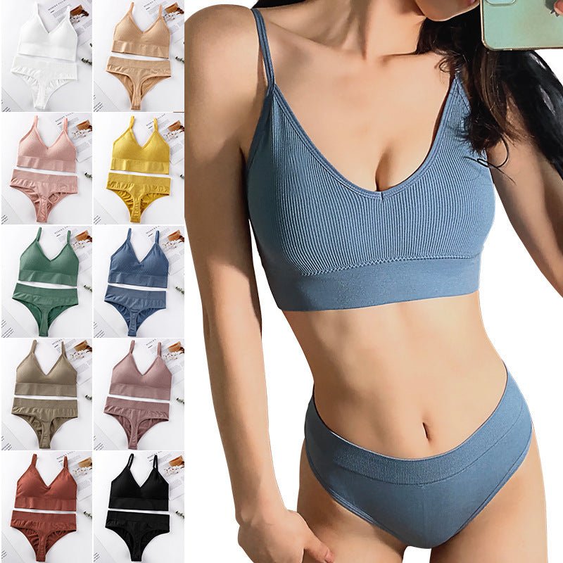 French Style Bra & Panty Set - AmiraMart