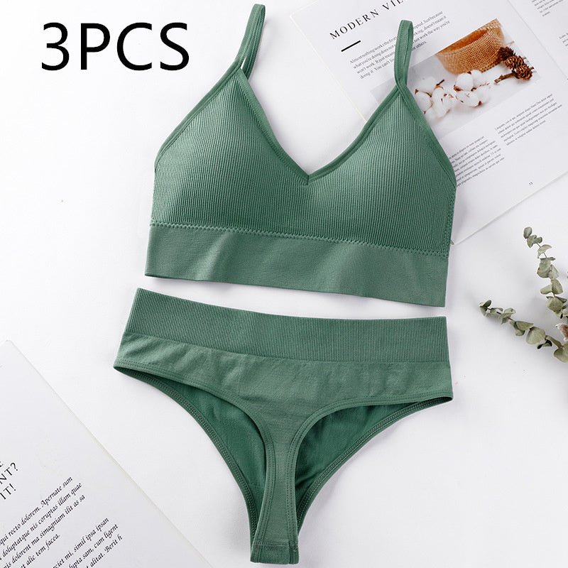 French Style Bra & Panty Set - AmiraMart