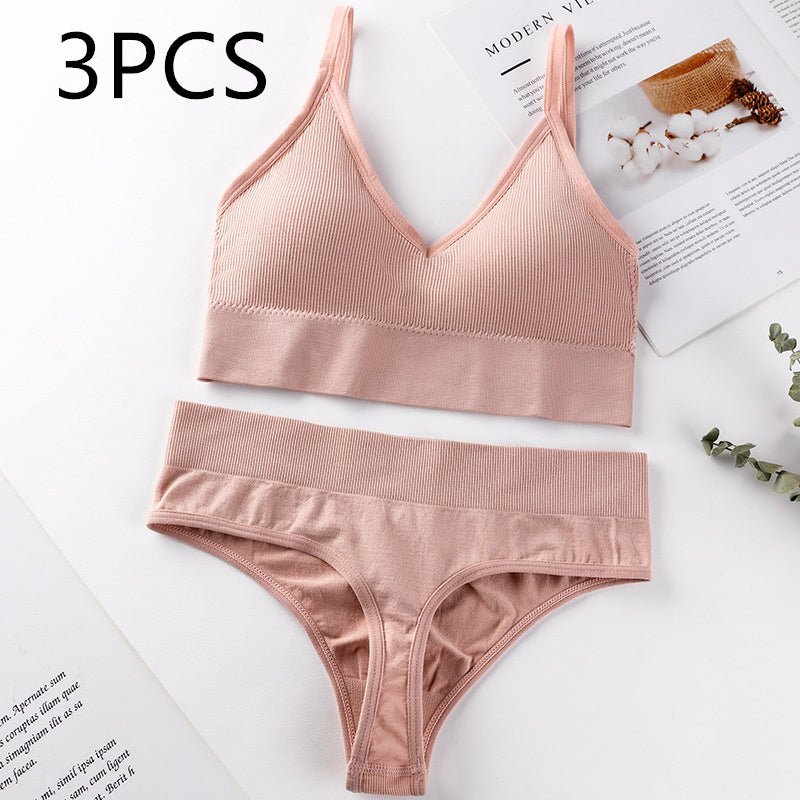 French Style Bra & Panty Set - AmiraMart