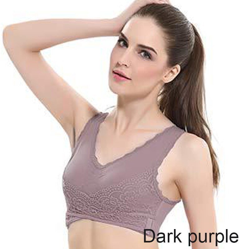 Front Cross Sports Bra – Side Buckle & Wireless - AmiraMart