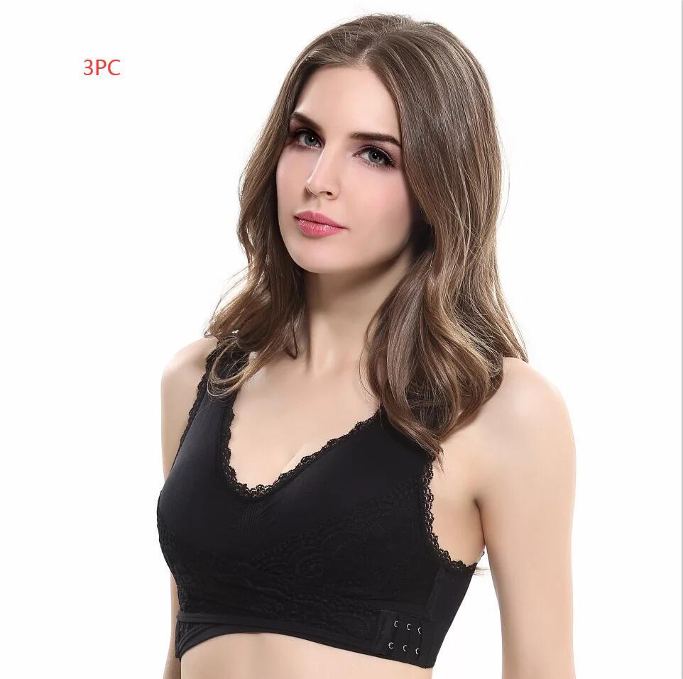 Front Cross Sports Bra – Side Buckle & Wireless - AmiraMart