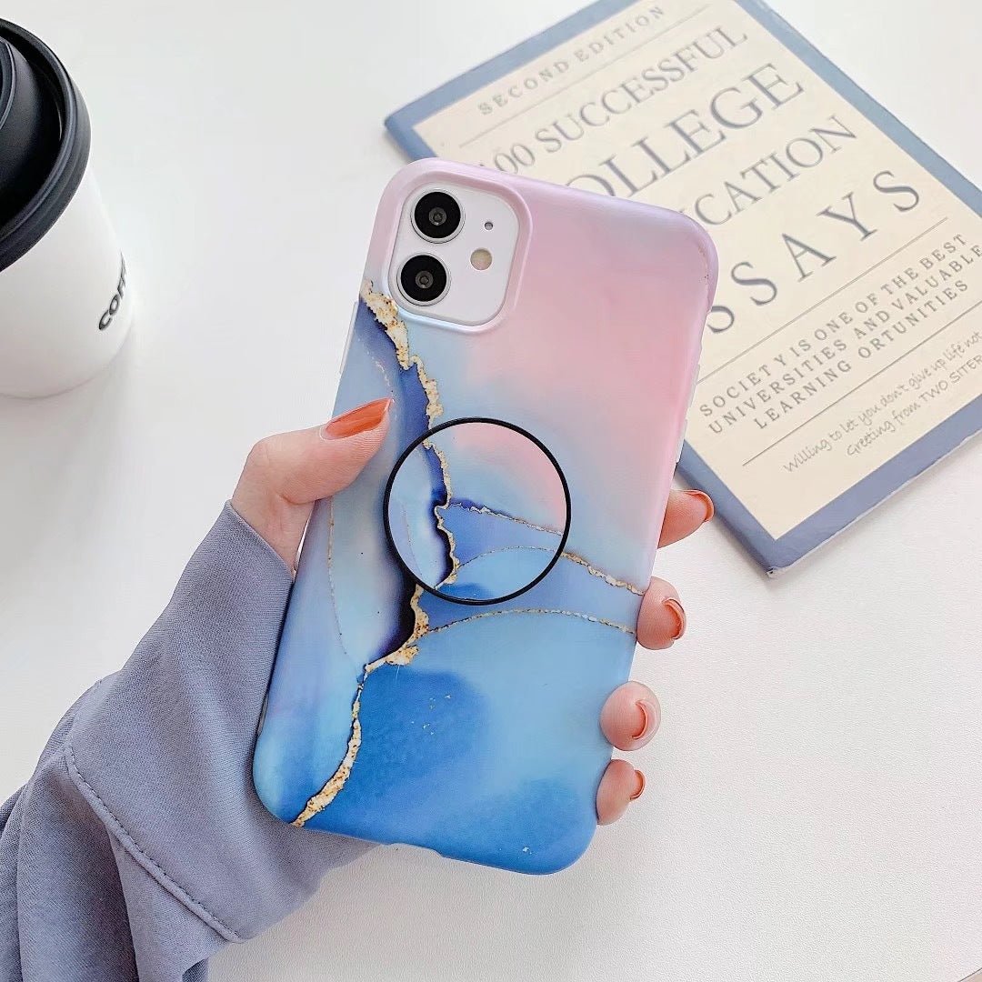 Frosted marble pattern mobile phone case - AmiraMart