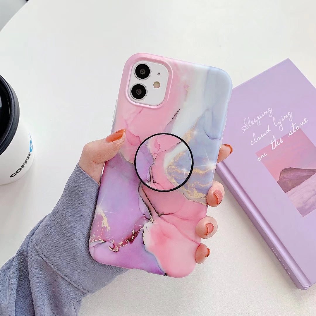 Frosted marble pattern mobile phone case - AmiraMart