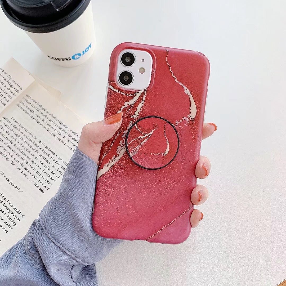 Frosted marble pattern mobile phone case - AmiraMart