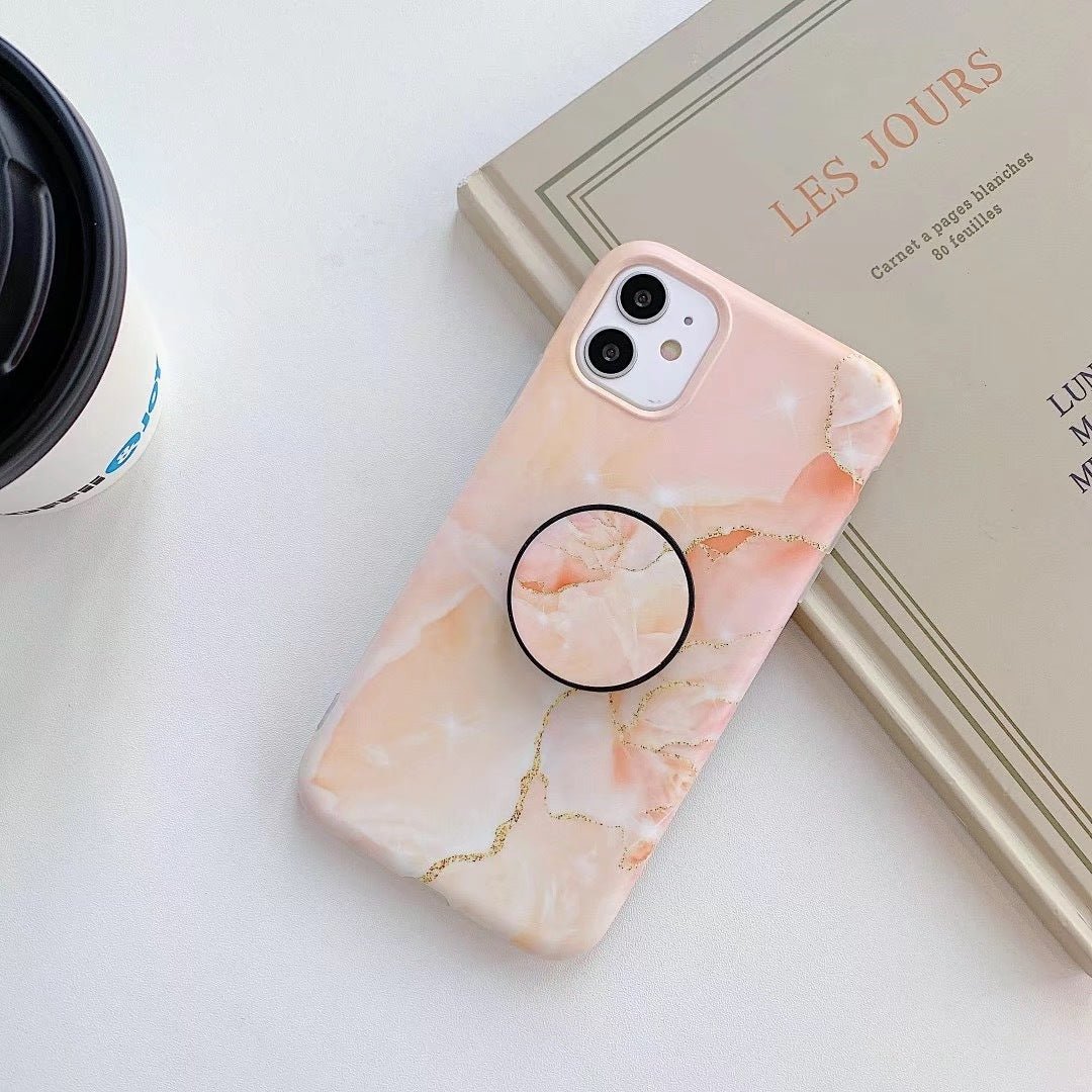 Frosted marble pattern mobile phone case - AmiraMart
