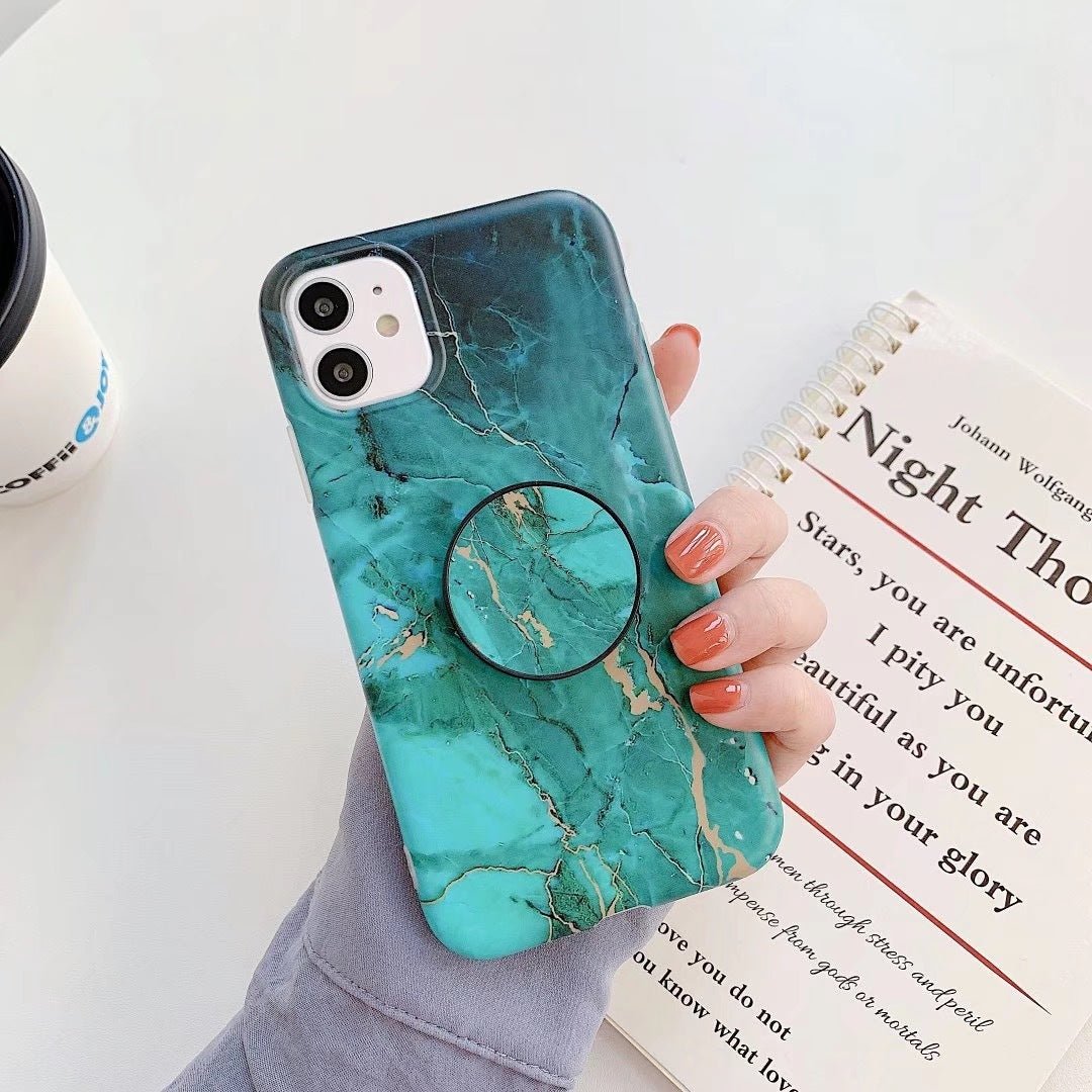 Frosted marble pattern mobile phone case - AmiraMart
