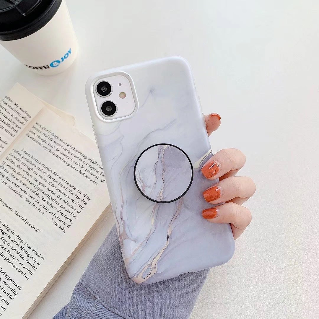 Frosted marble pattern mobile phone case - AmiraMart