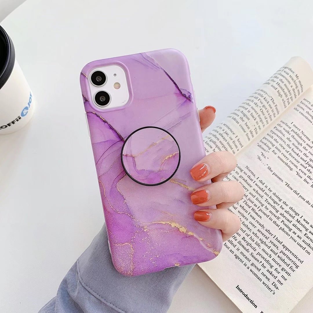 Frosted marble pattern mobile phone case - AmiraMart