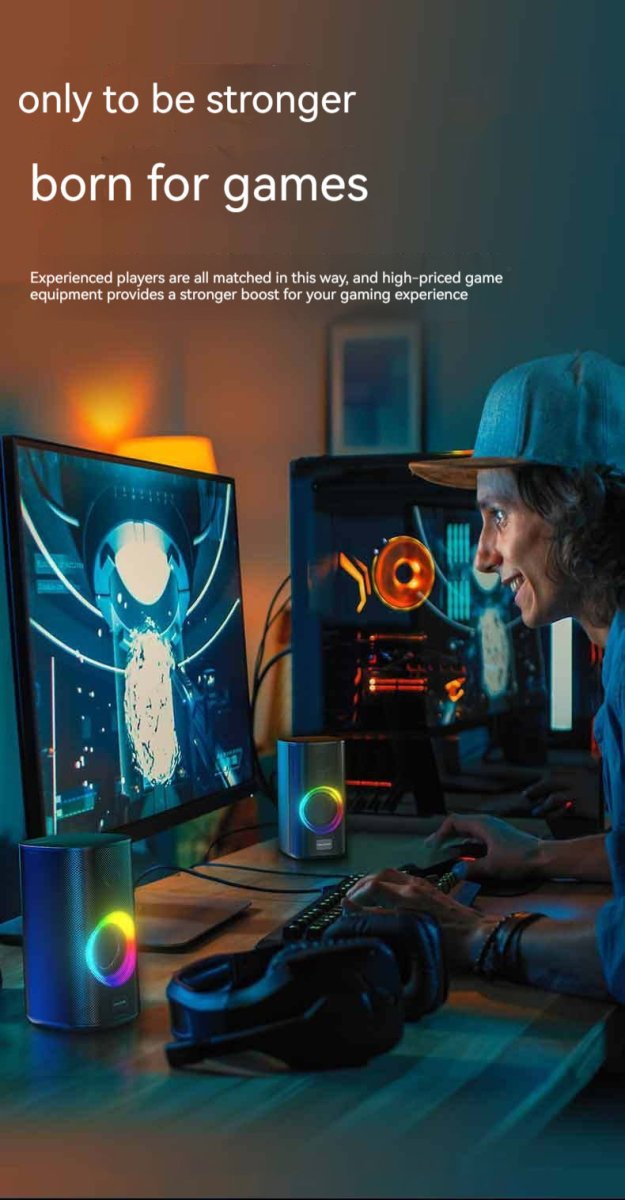 Game Colorful E-sports Desktop Bluetooth Speaker - AmiraMart