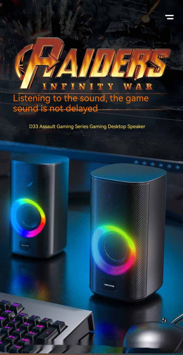 Game Colorful E-sports Desktop Bluetooth Speaker - AmiraMart