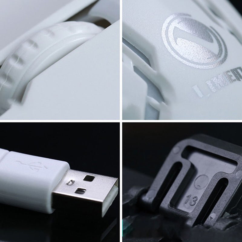 Gaming Keyboard Mouse Glowing Set - AmiraMart
