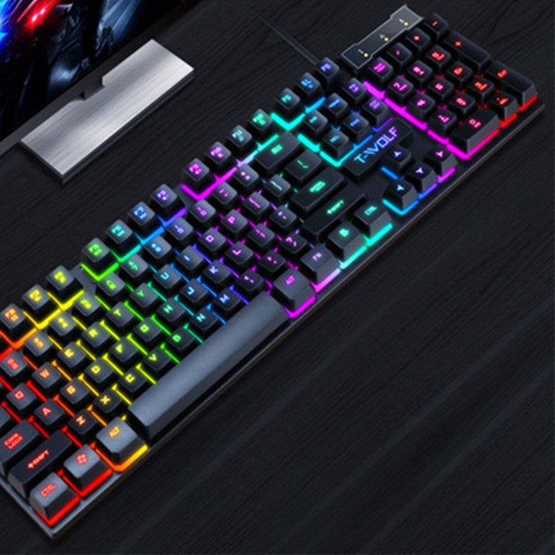 Gaming USB Luminous Wired Keyboard - AmiraMart