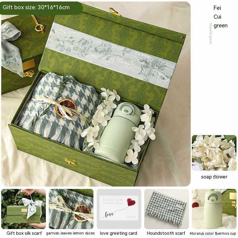 Gift For Girlfriend Niche Winter Scarf Gift Box - AmiraMart