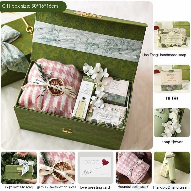 Gift For Girlfriend Niche Winter Scarf Gift Box - AmiraMart
