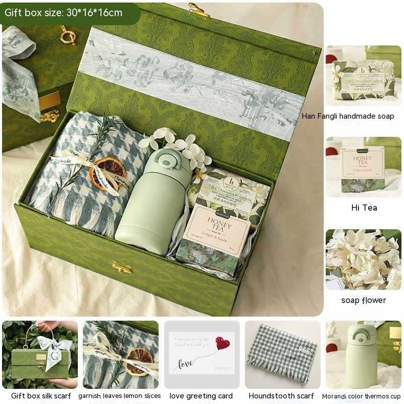 Gift For Girlfriend Niche Winter Scarf Gift Box - AmiraMart