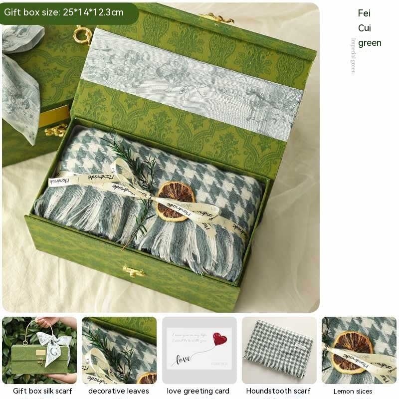 Gift For Girlfriend Niche Winter Scarf Gift Box - AmiraMart