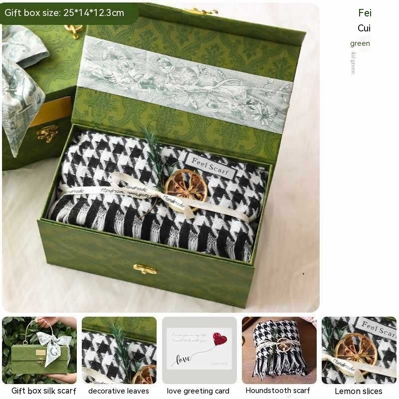 Gift For Girlfriend Niche Winter Scarf Gift Box - AmiraMart