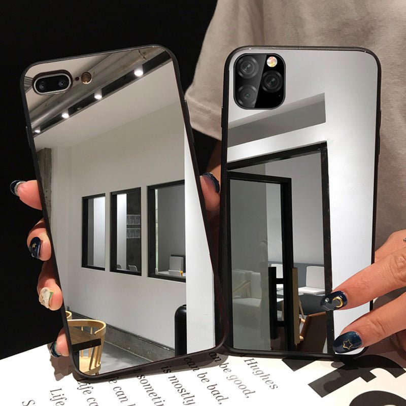Glass Mirror Phone Case for Selfie Makeup - AmiraMart