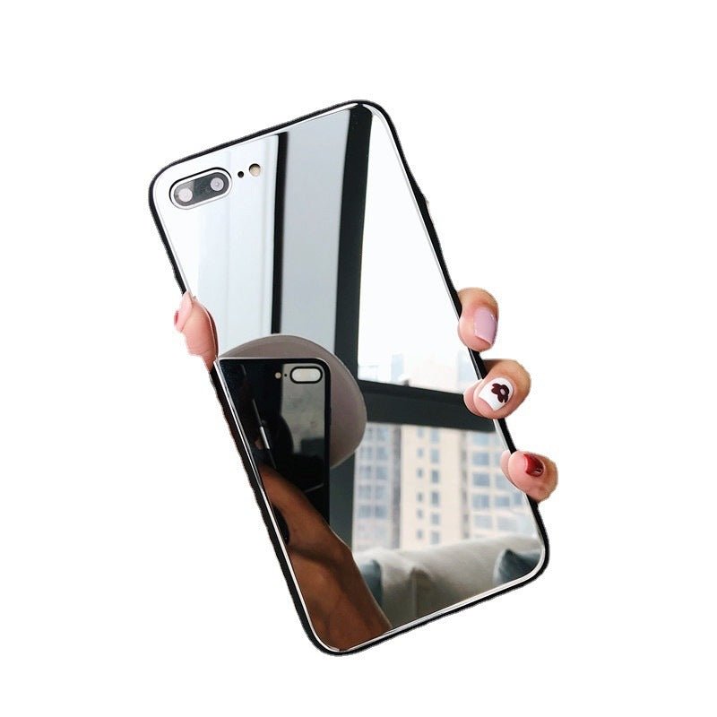 Glass Mirror Phone Case for Selfie Makeup - AmiraMart
