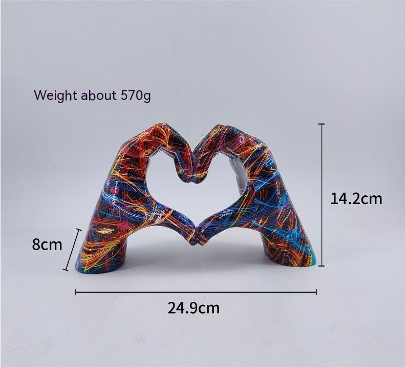 Graffiti Love Gesture Ornaments - AmiraMart