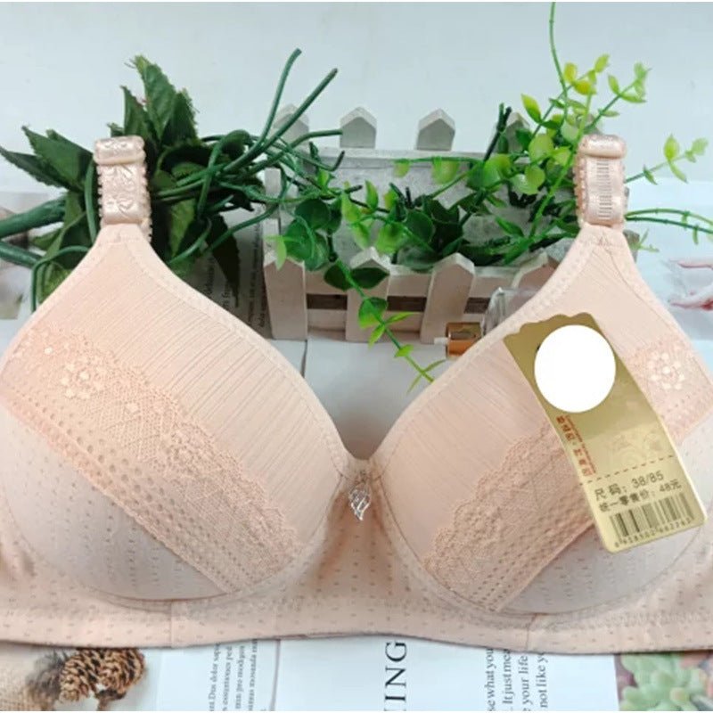 Green Lace Floral Bra - AmiraMart