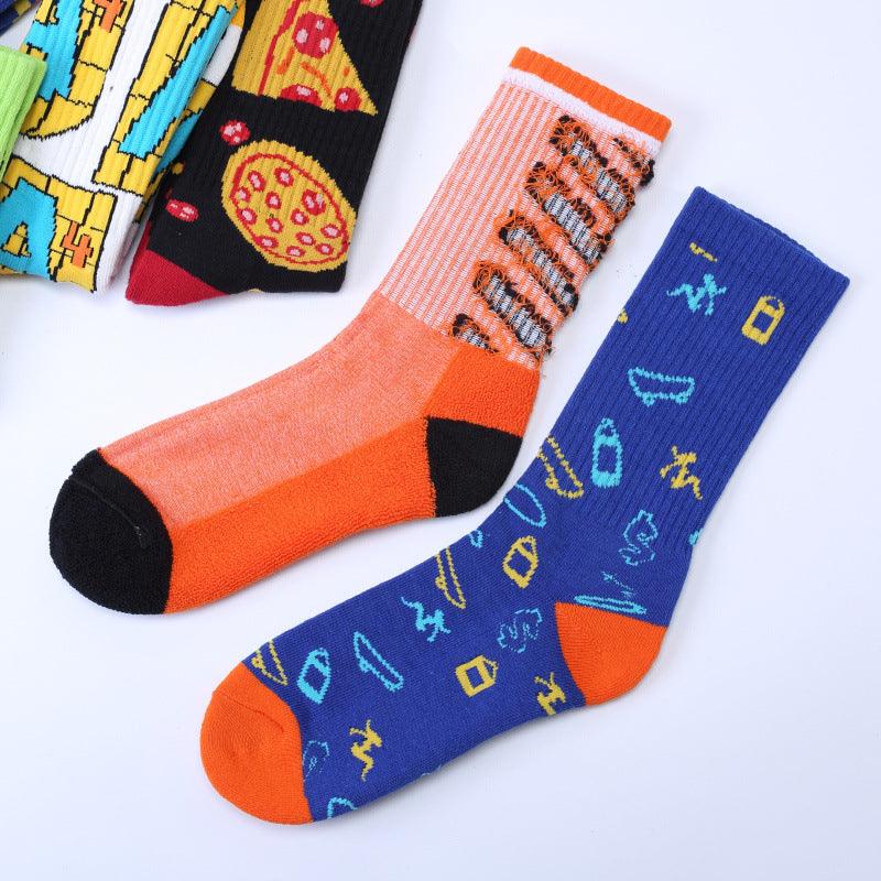 Half Loop Thickened Cotton Socks - AmiraMart