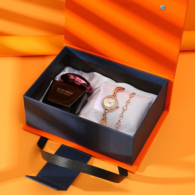 Watch Lipstick Perfume Gift Box - AmiraMart