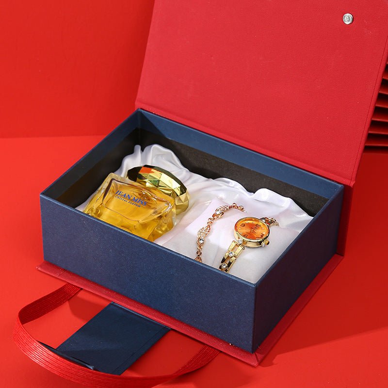 Watch Lipstick Perfume Gift Box - AmiraMart