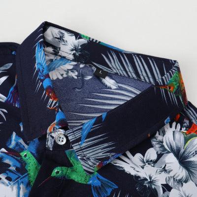 Hawaiian printed men's shirt - AmiraMart