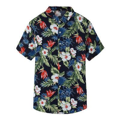 Hawaiian printed men's shirt - AmiraMart