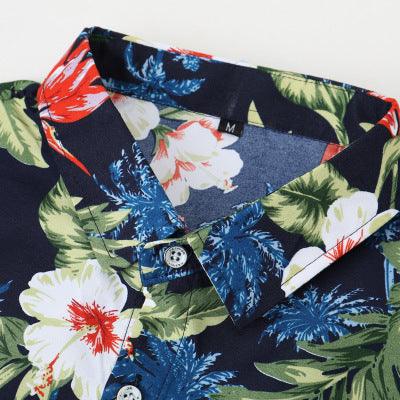 Hawaiian printed men's shirt - AmiraMart