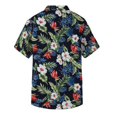 Hawaiian printed men's shirt - AmiraMart