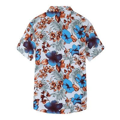 Hawaiian printed men's shirt - AmiraMart