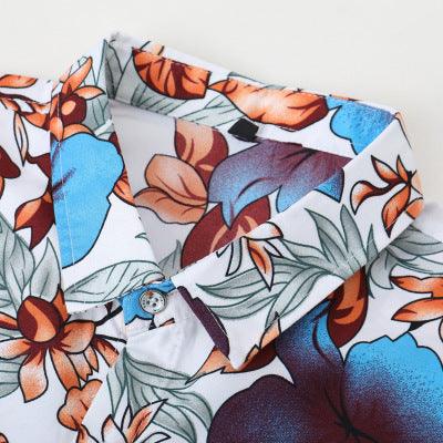 Hawaiian printed men's shirt - AmiraMart