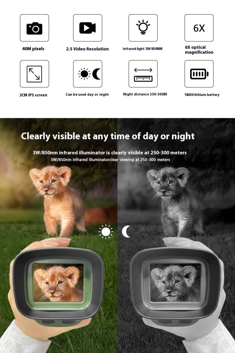 HD Digital Monocular – Infrared & Night Vision Telescope - AmiraMart