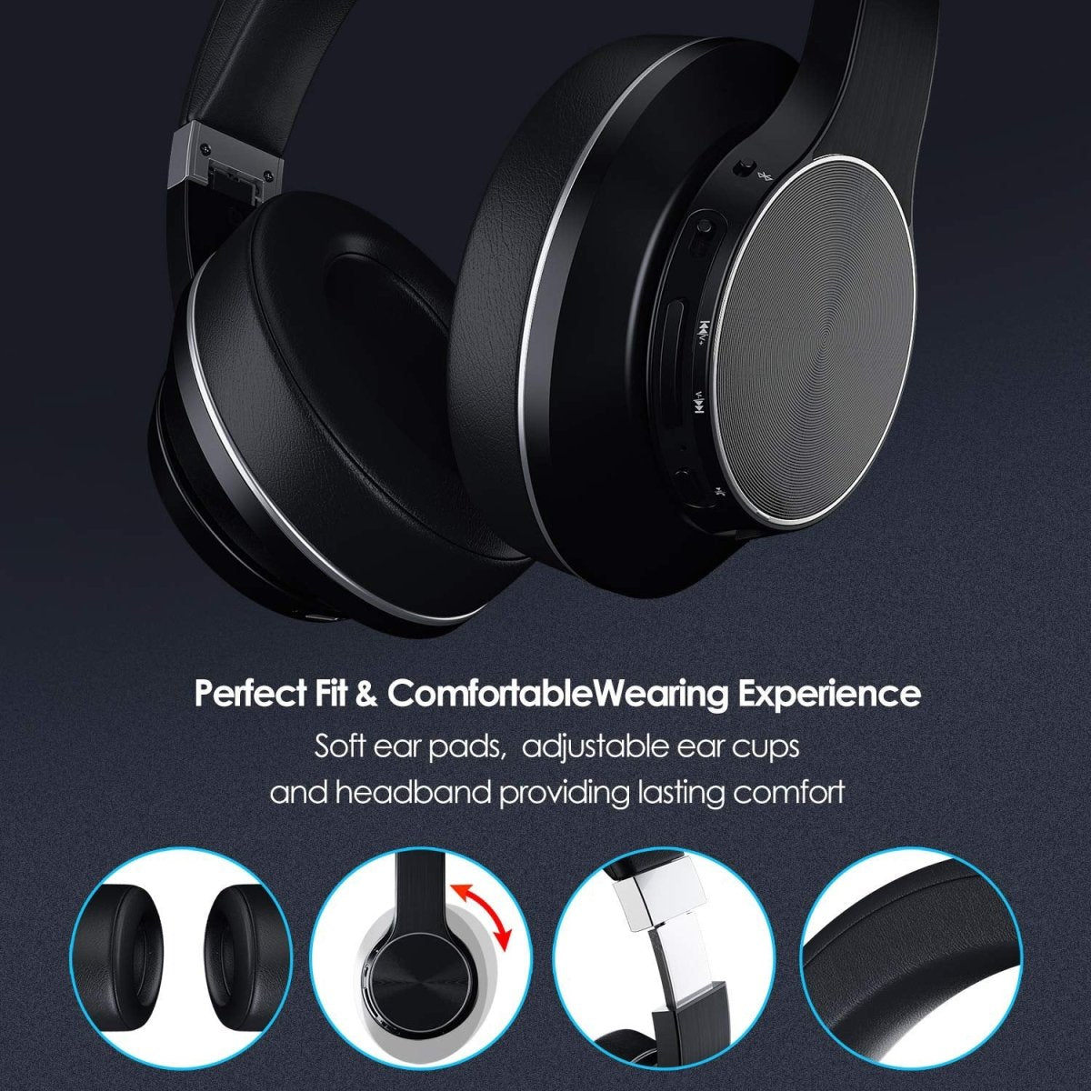 Headworn Sports Noise Cancelling Bluetooth Earphones - AmiraMart