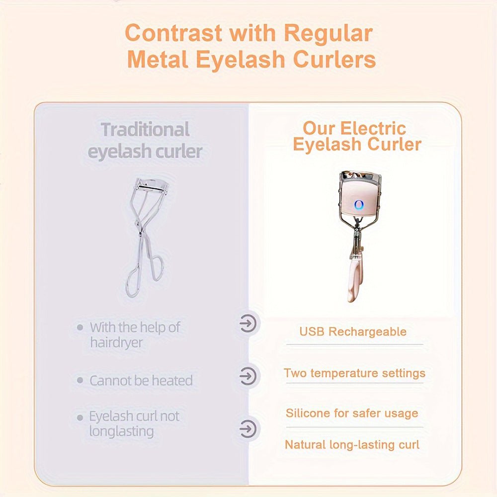 Heated Eyelash Curlers - AmiraMart