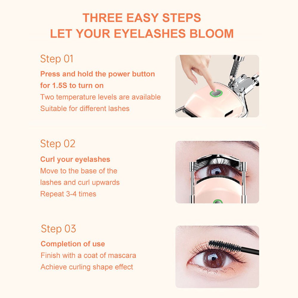 Heated Eyelash Curlers - AmiraMart