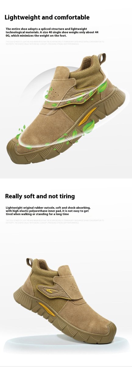High - top Electric Welding Shoes - AmiraMart