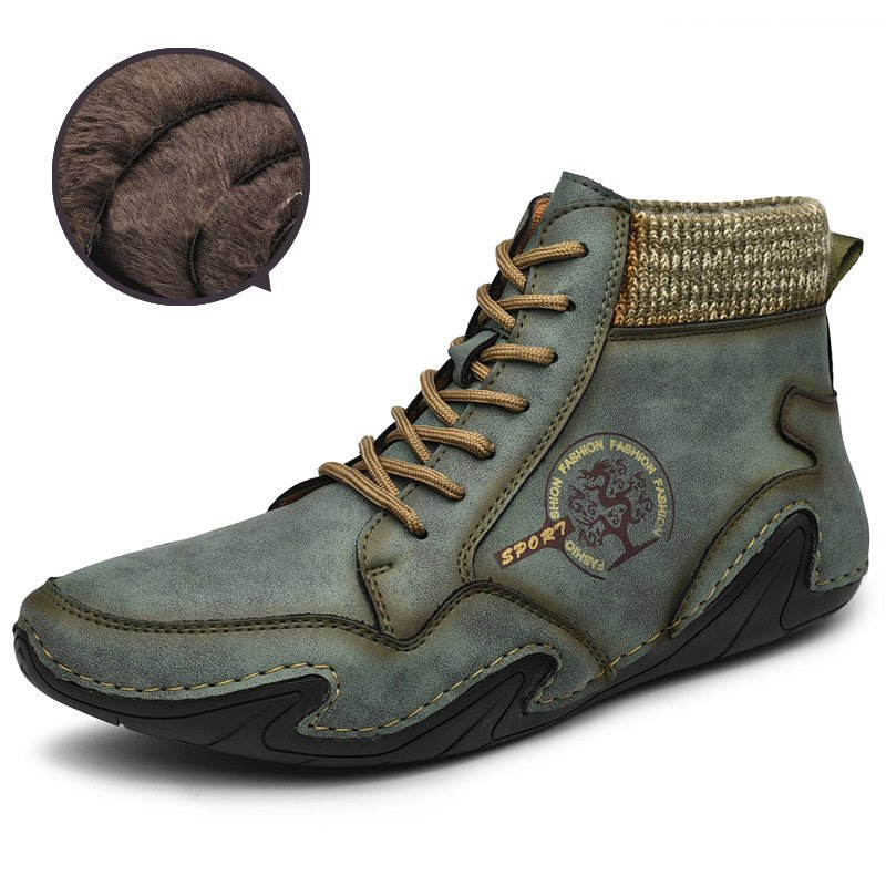 High Top High Quality Flats Shoes - AmiraMart