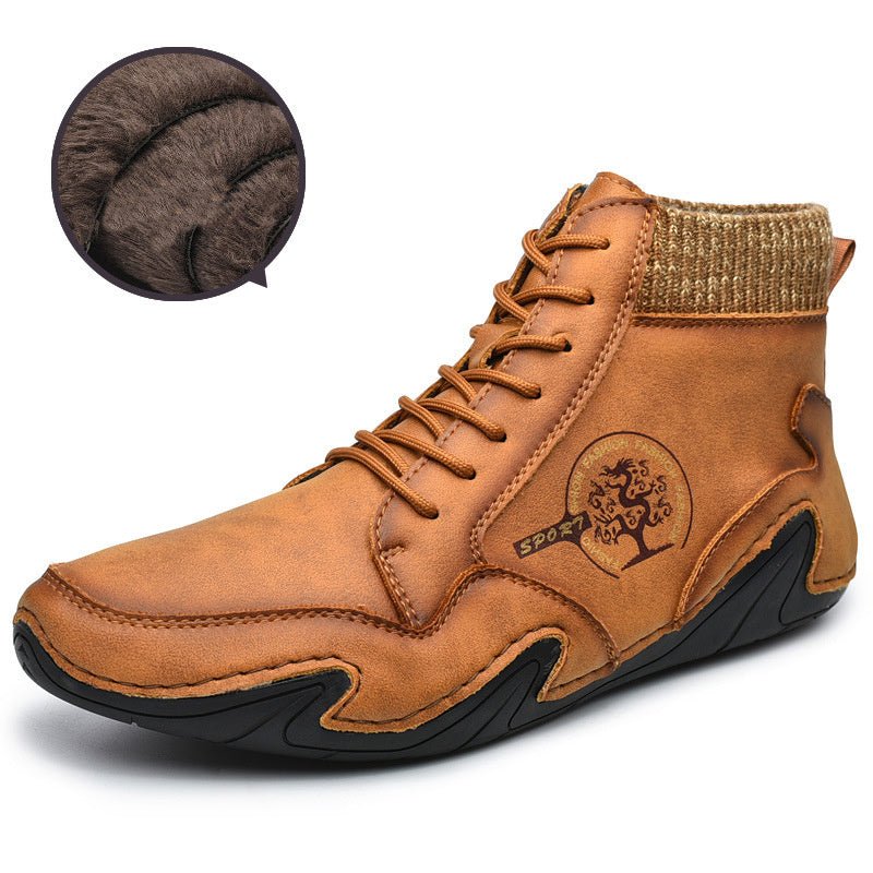 High Top High Quality Flats Shoes - AmiraMart